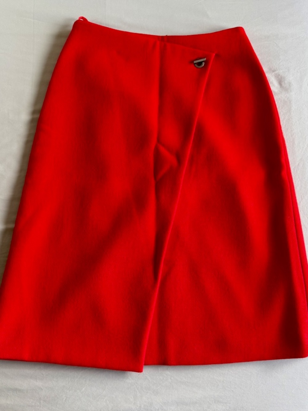 Hugo Boss Wool Asymmetric Wrap Skirt - Size 4